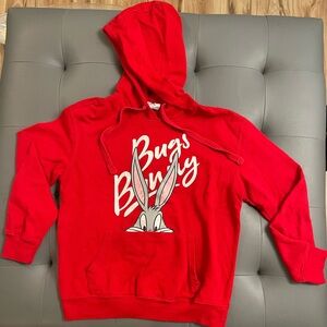 Warner Bros. Looney Tunes Red Hoodie Girls size M